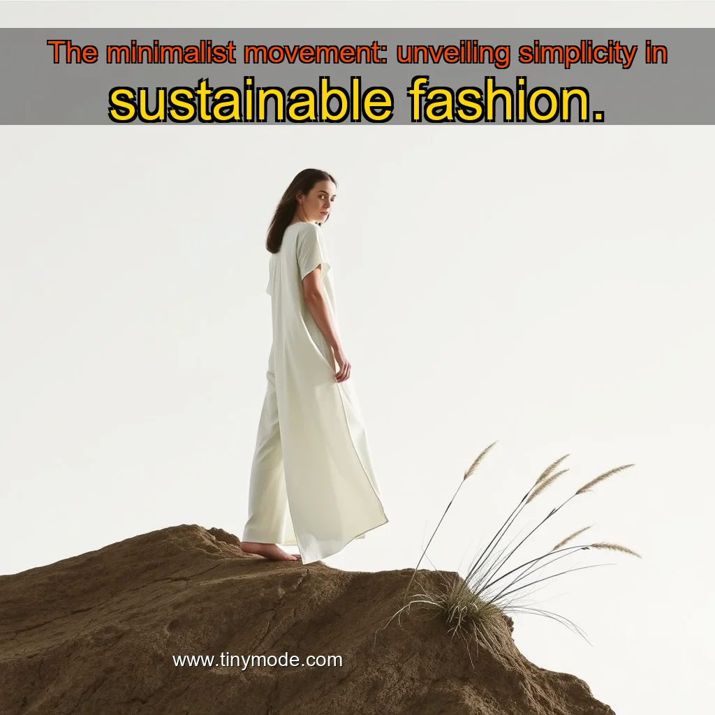 You are currently viewing The minimalist movement: unveiling simplicity in sustainable fashion.