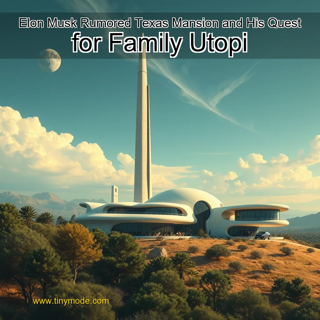 You are currently viewing Elon Musk Rumored Texas Mansion and His Quest for Family Utopi
