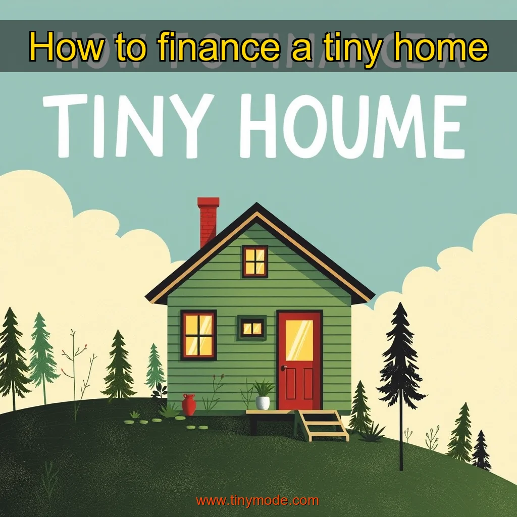 You are currently viewing How to finance a tiny home