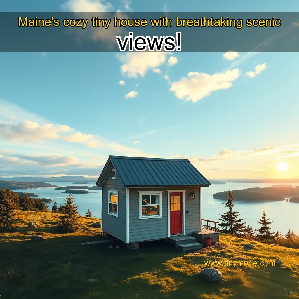 You are currently viewing Maine’s cozy tiny house with breathtaking scenic views!