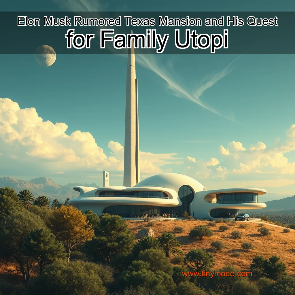 You are currently viewing Elon Musk Rumored Texas Mansion and His Quest for Family Utopi