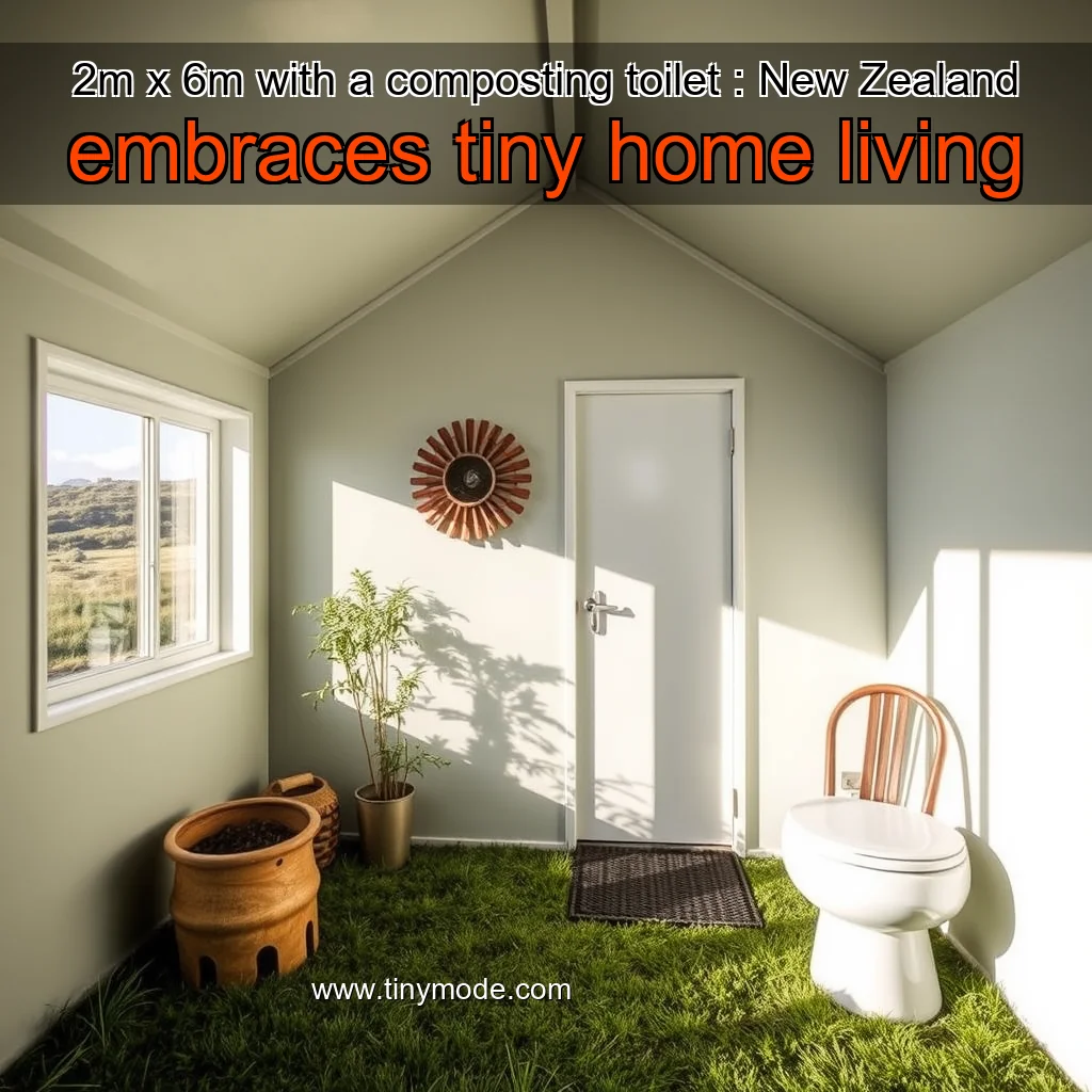 Read more about the article 2m x 6m with a composting toilet : New Zealand embraces tiny home living