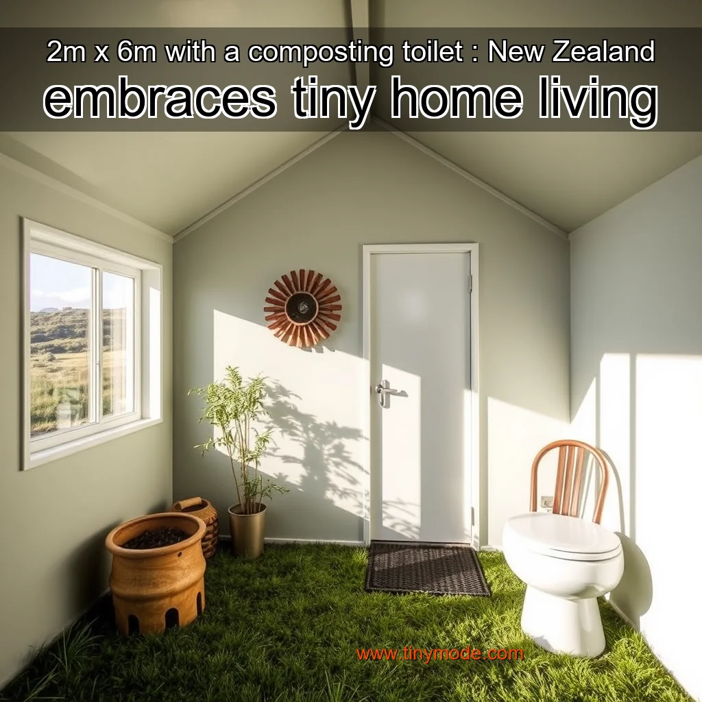 You are currently viewing 2m x 6m with a composting toilet : New Zealand embraces tiny home living