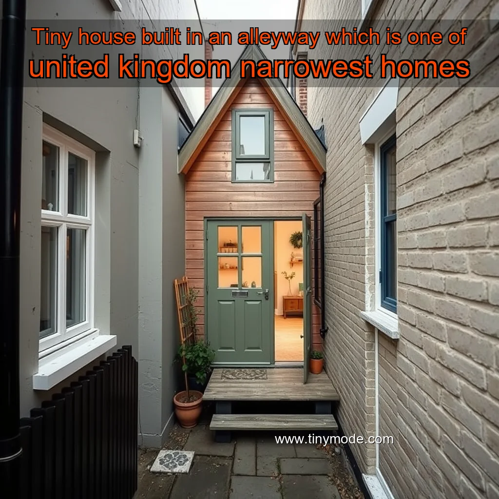 Read more about the article Tiny house built in an alleyway which is one of united kingdom narrowest homes