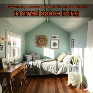 Artistic representation for TinyFest expo rounds up inspiration for the ultimate in small space living