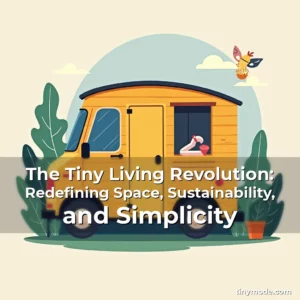 Artistic representation for The Tiny Living Revolution: Redefining Space, Sustainability, and Simplicity