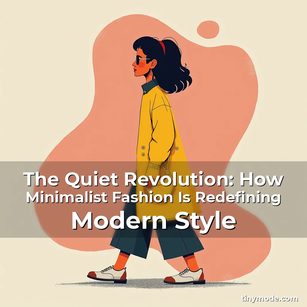 Read more about the article The Quiet Revolution: How Minimalist Fashion Is Redefining Modern Style