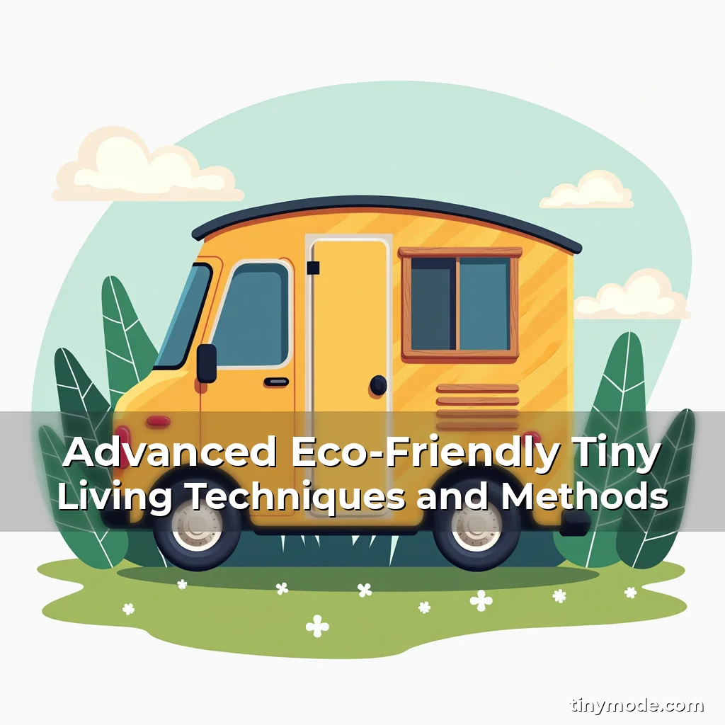 Read more about the article Advanced Eco-Friendly Tiny Living Techniques and Methods
