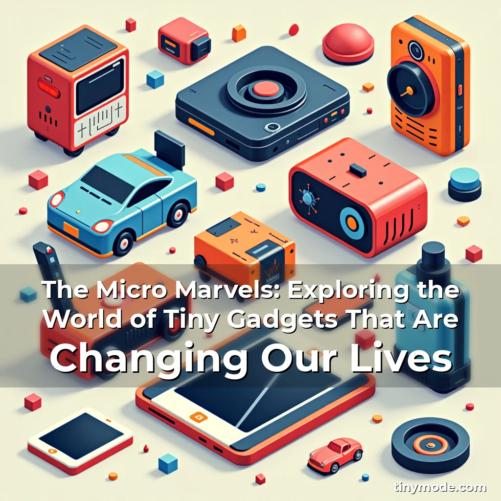 Read more about the article The Micro Marvels: Exploring the World of Tiny Gadgets That Are Changing Our Lives