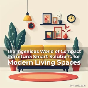 Read more about the article The Ingenious World of Compact Furniture: Smart Solutions for Modern Living Spaces
