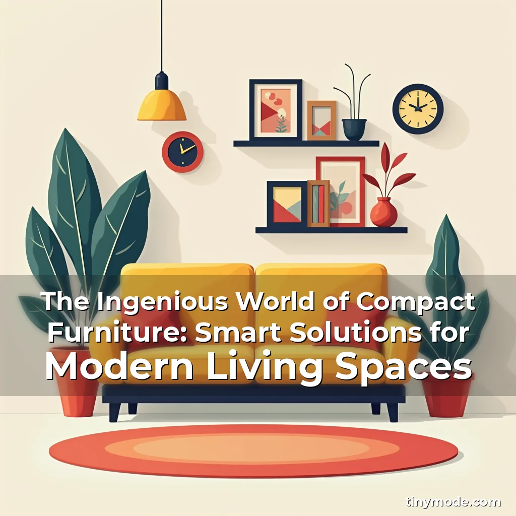 Read more about the article The Ingenious World of Compact Furniture: Smart Solutions for Modern Living Spaces
